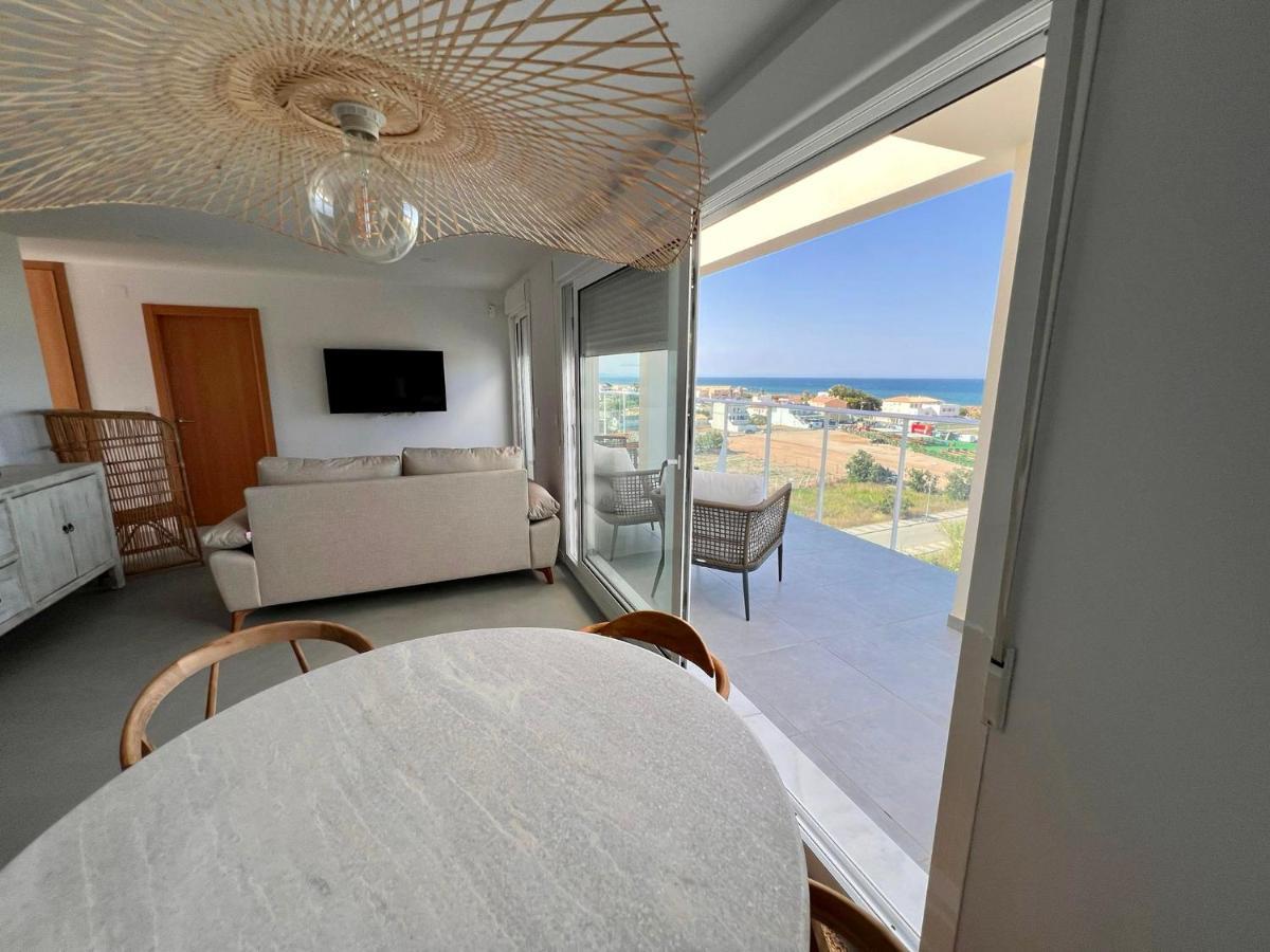 Beautiful Penthouse With Pool And Wonderful Beach View Oliva Dış mekan fotoğraf