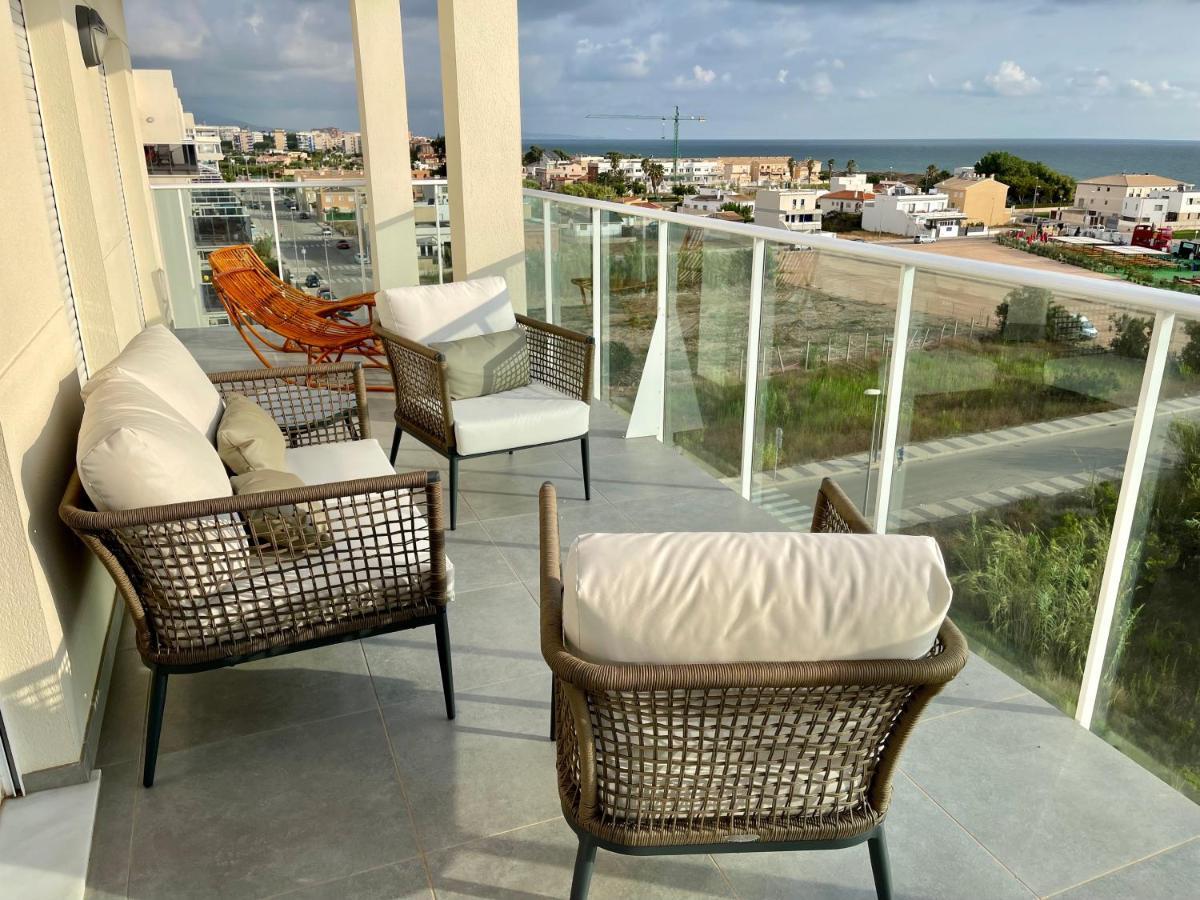 Beautiful Penthouse With Pool And Wonderful Beach View Oliva Dış mekan fotoğraf